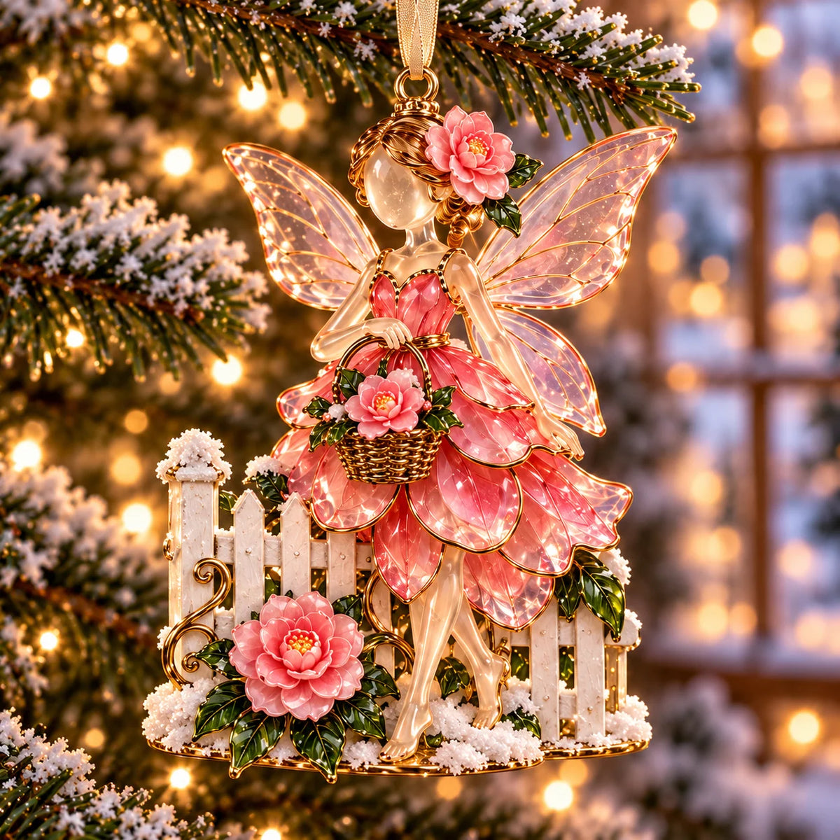 Winter Garden Fairies – 6 Enchanting Christmas Ornament Designs