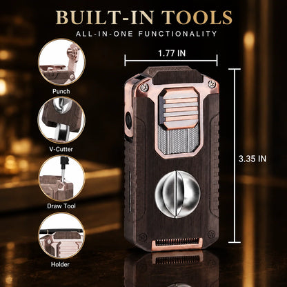 Vintage-Inspired Luxury Refillable Lighter