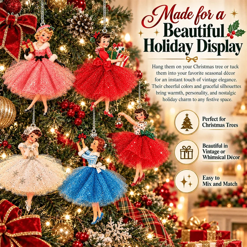 1950s inspired Christmas ornament style inspiration
