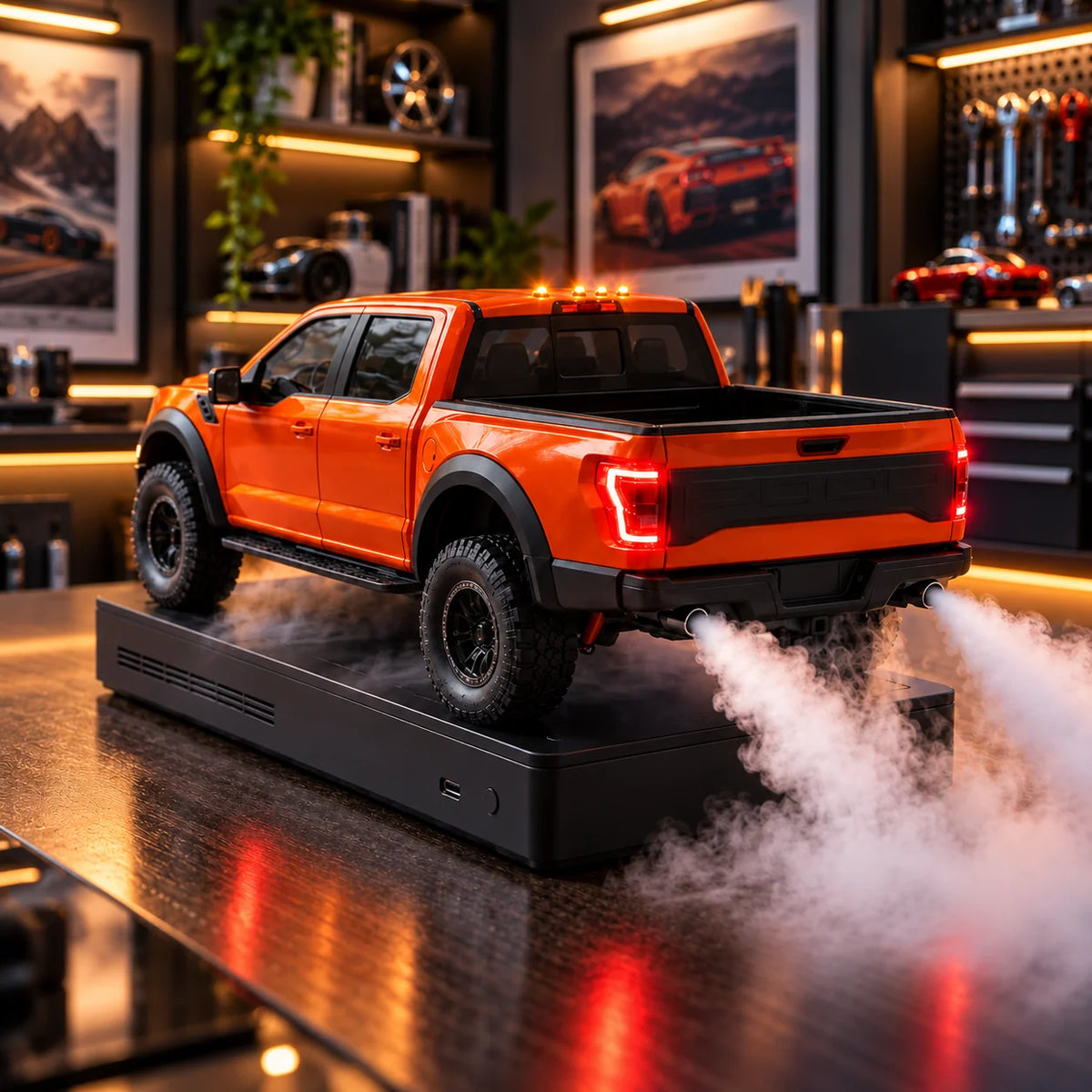 🚘💨 LED Pickup Truck Humidifier – Realistic Exhaust Mist & Cool Truck Desk Decor