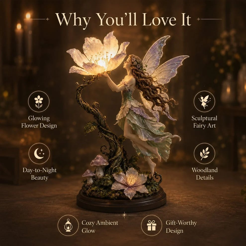 Why you'll love the glowing fairy garden sculpture