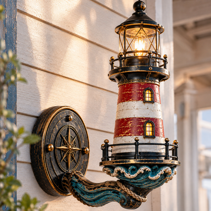 🔥 LIMITED-TIME 50% OFF | 🌊 Vintage Coastal Lighthouse Wall Light™ – Nautical Beacon Glow for a Warm Seaside Home