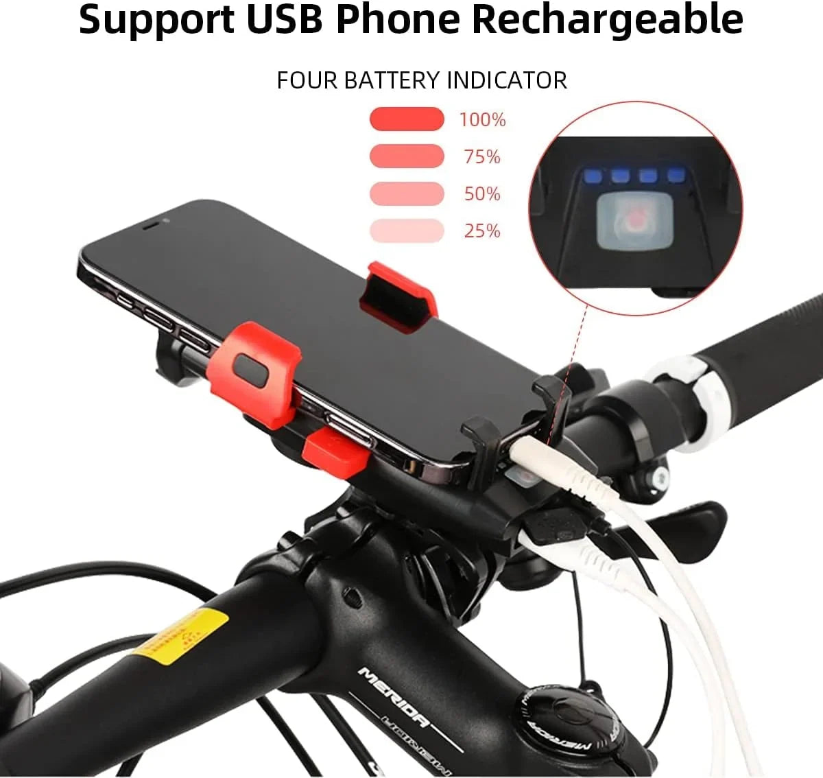 4-in-1 Multi-function Bicycle Light