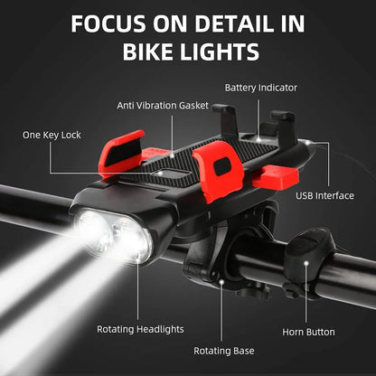 4-in-1 Multi-function Bicycle Light