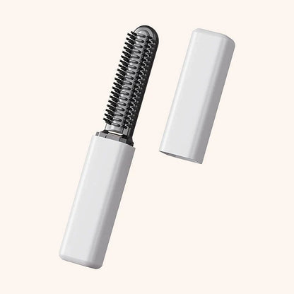 ✨ Tired of Messy Bangs? Style Them Anytime with This Compact Wireless Hot Comb! 💖