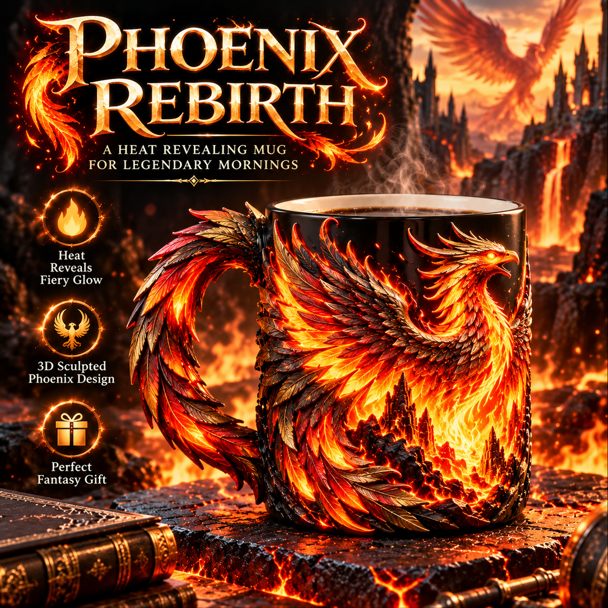 Heat-Reveal Magic Mug