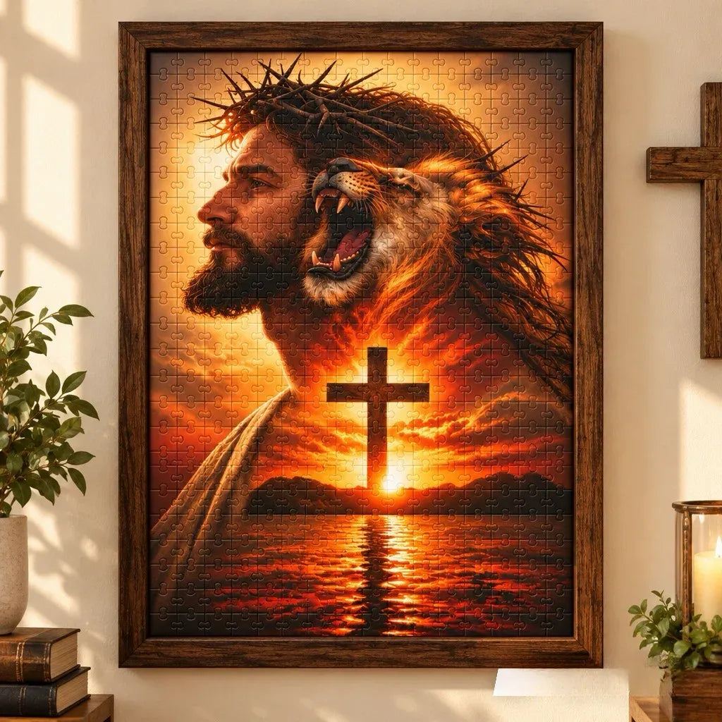 👑✝️ He Reigns — DIY Christian Jigsaw Puzzle