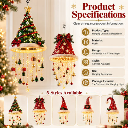 🔥 Last Day 50% OFF 🔥-🎄 Christmas Hat Hanging Light