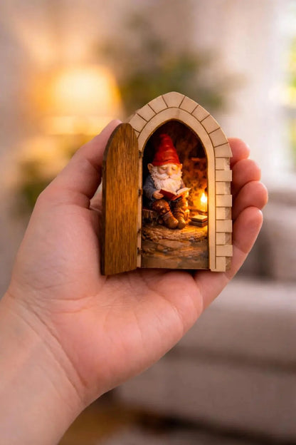 🚪✨The little elf door that can be opened – a hidden little world