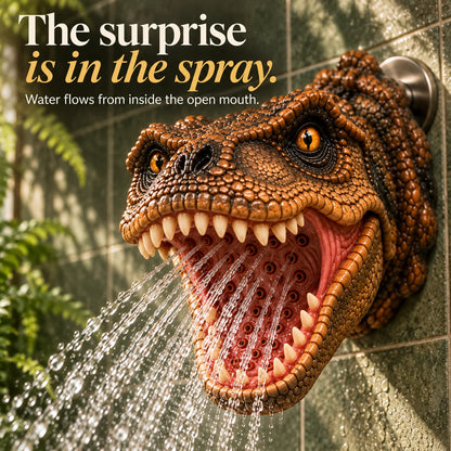 🦖Prehistoric Splash – T-Rex Shower Head