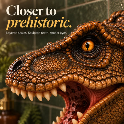 🦖Prehistoric Splash – T-Rex Shower Head