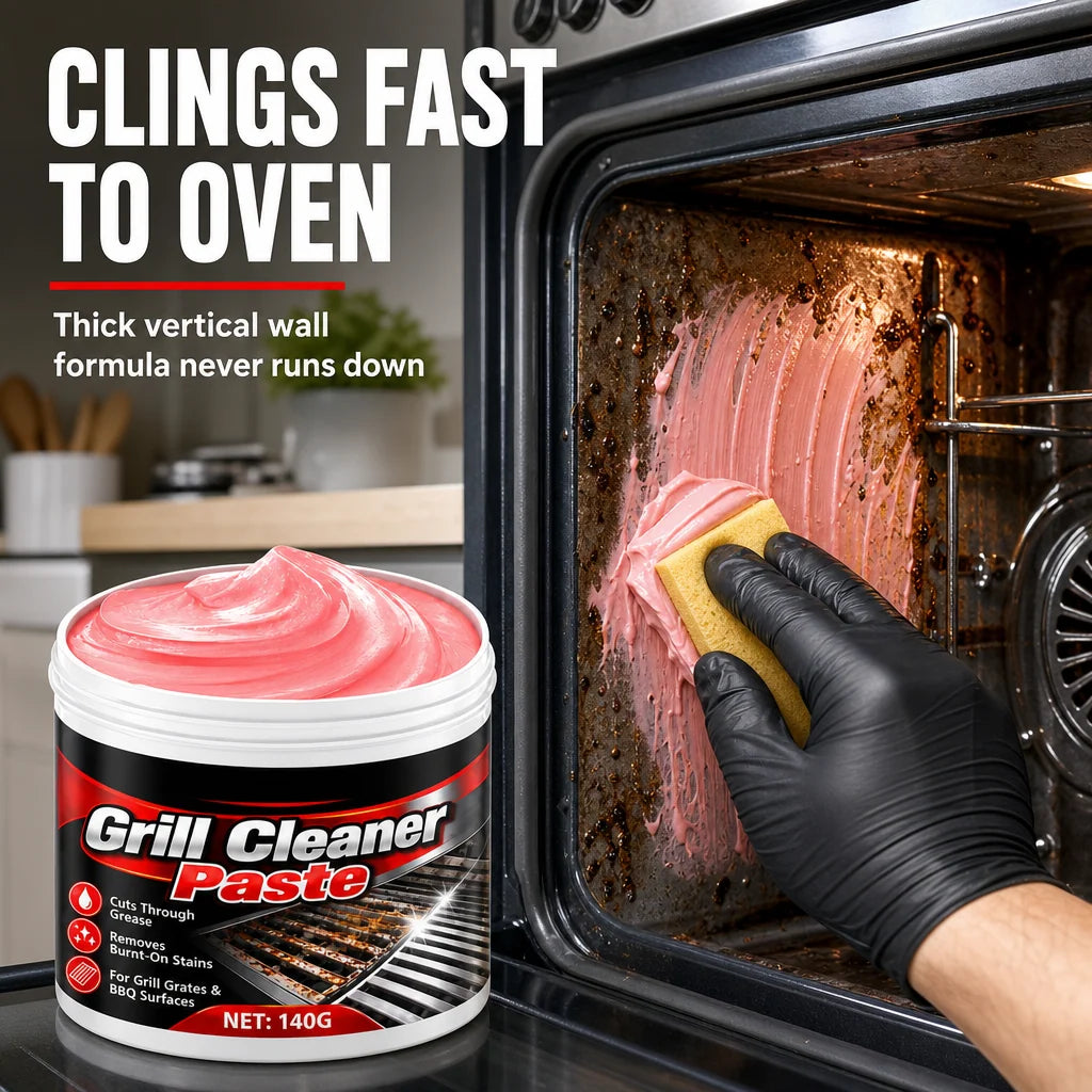 Oven And Grill Cleaning Paste For Tough Grease Removal⏳