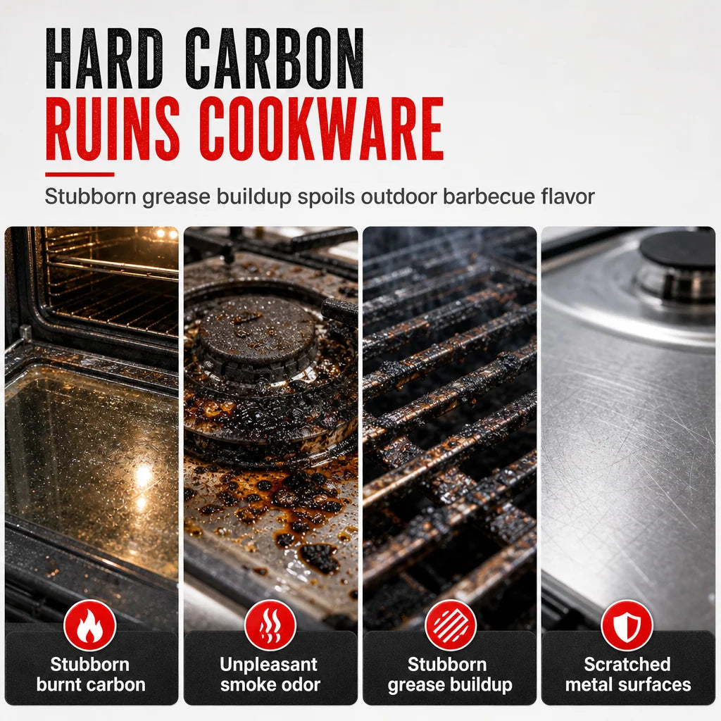 Oven And Grill Cleaning Paste For Tough Grease Removal⏳