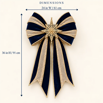 ✨ Oversized Light-Up Christmas Door Bow | 6 Festive Styles