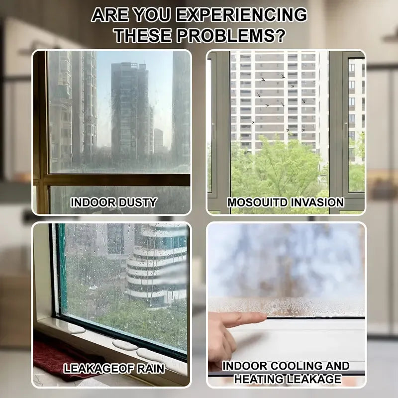 Door gap weather stripping example