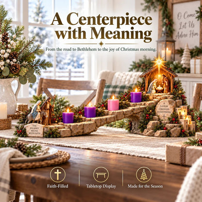 ✝️Journey to Bethlehem™ – 4-Week Illuminated Advent Nativity Path