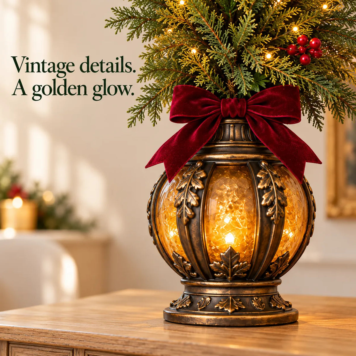🎄 Cardinal Lantern Trees – Light Up Your Christmas