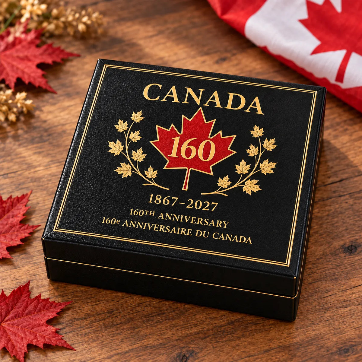 🍁 Canada 160th Anniversary “A Mari Usque Ad Mare” Tribute Badge |  3D Metal Enamel Keepsake 🇨🇦