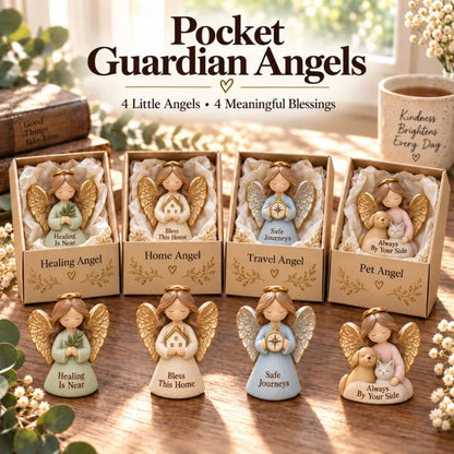 👼 Limited-Time Sale | 12-Piece Pocket Guardian Angel Set – Mini Angel Keepsakes with 12 Unique Blessings of Faith, Hope & Love • Heartfelt Gifts for Loved Ones