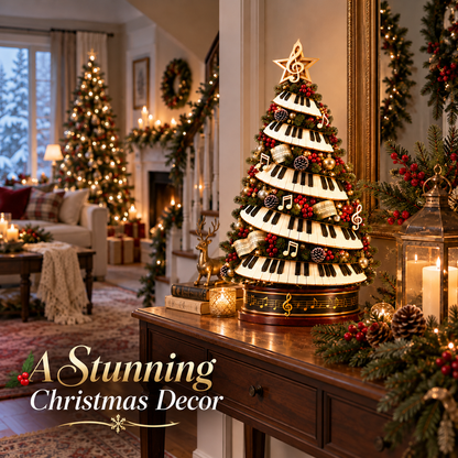 🎹✨ Piano Christmas Tree Light – Lighted Musical Holiday Tree for Piano Lovers