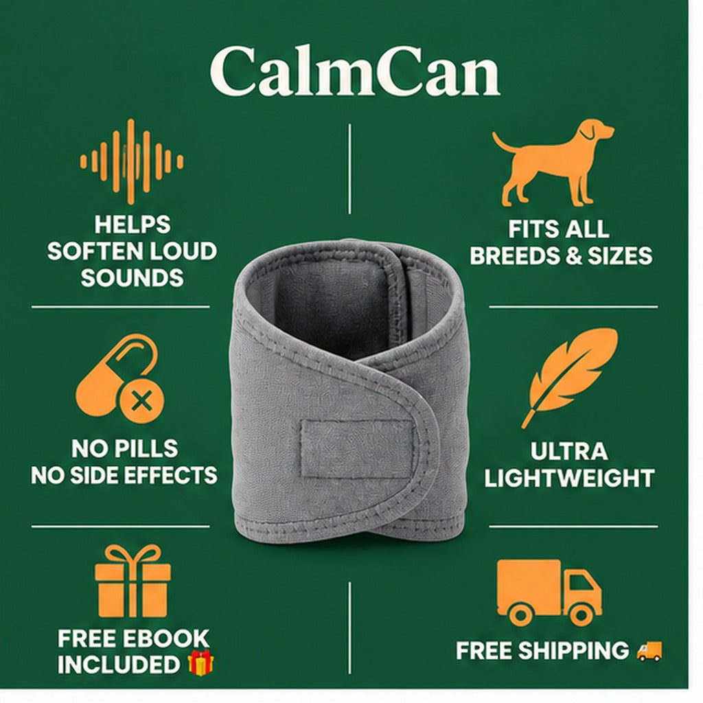 CalmEars™ Dog Noise-Reducing Ear Muffs A Softer Way Through Loud Moments.