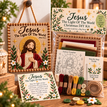 ✝️ Christmas Faith Fabric Weaving Kit