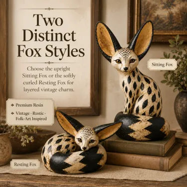 🔥Vintage Fennec Fox Sculpture