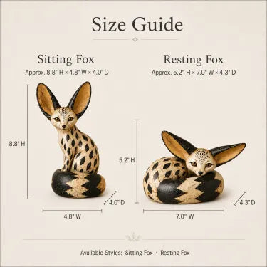 🔥Vintage Fennec Fox Sculpture