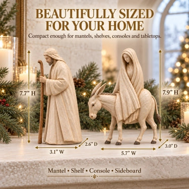 Limited-Time 49% OFF | Journey to Bethlehem™ Nativity Figurine Set – A Timeless Christmas Story for Your Home