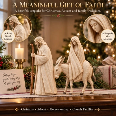 Limited-Time 49% OFF | Journey to Bethlehem™ Nativity Figurine Set – A Timeless Christmas Story for Your Home