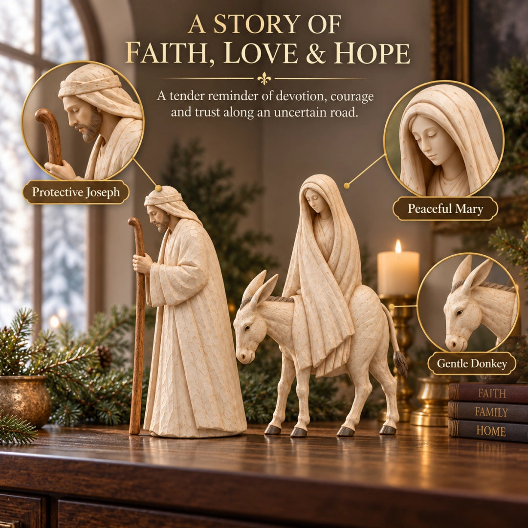 Journey to Bethlehem™ Nativity Figurine Set – A Timeless Christmas Story for Your Home