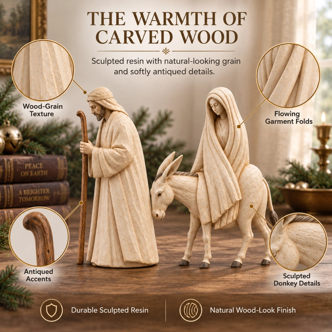 Journey to Bethlehem™ Nativity Figurine Set – A Timeless Christmas Story for Your Home