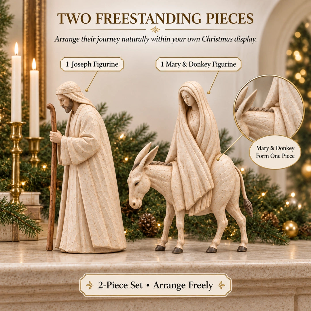 Journey to Bethlehem™ Nativity Figurine Set – A Timeless Christmas Story for Your Home