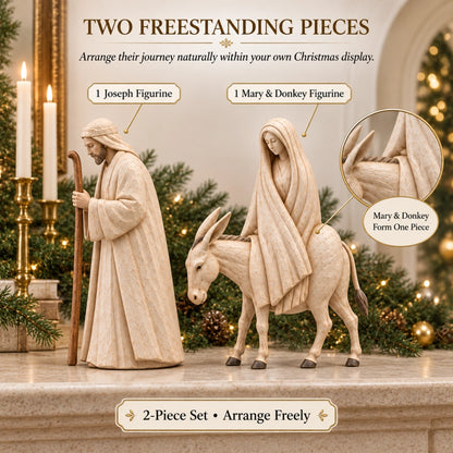 Journey to Bethlehem™ Nativity Figurine Set – A Timeless Christmas Story for Your Home