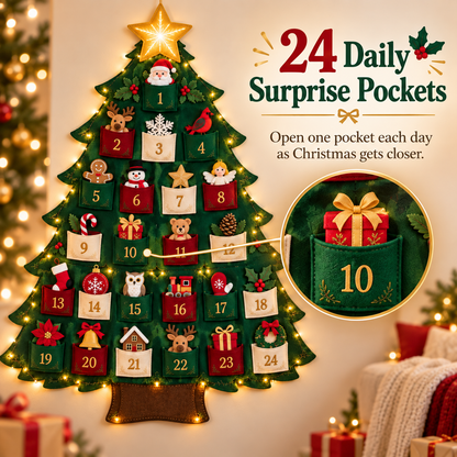 🎄 Christmas Memory Tree™ – Lighted 24-Day Fill-Your-Own Advent Calendar