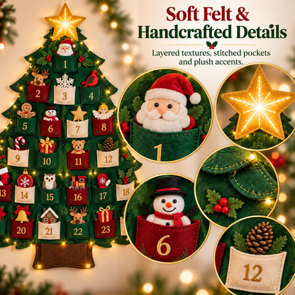 🎄 Christmas Memory Tree™ – Lighted 24-Day Fill-Your-Own Advent Calendar