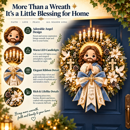 ✨ Faith & Peace Angel Door Wreath™