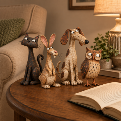 🐾Quirky Companions™ – Whimsical Animal Figurines