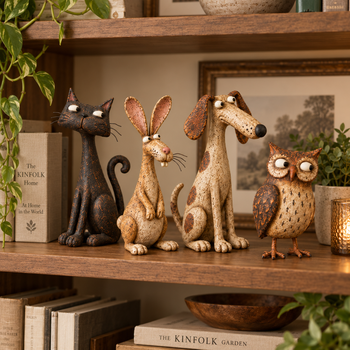 🐾Quirky Companions™ – Whimsical Animal Figurines