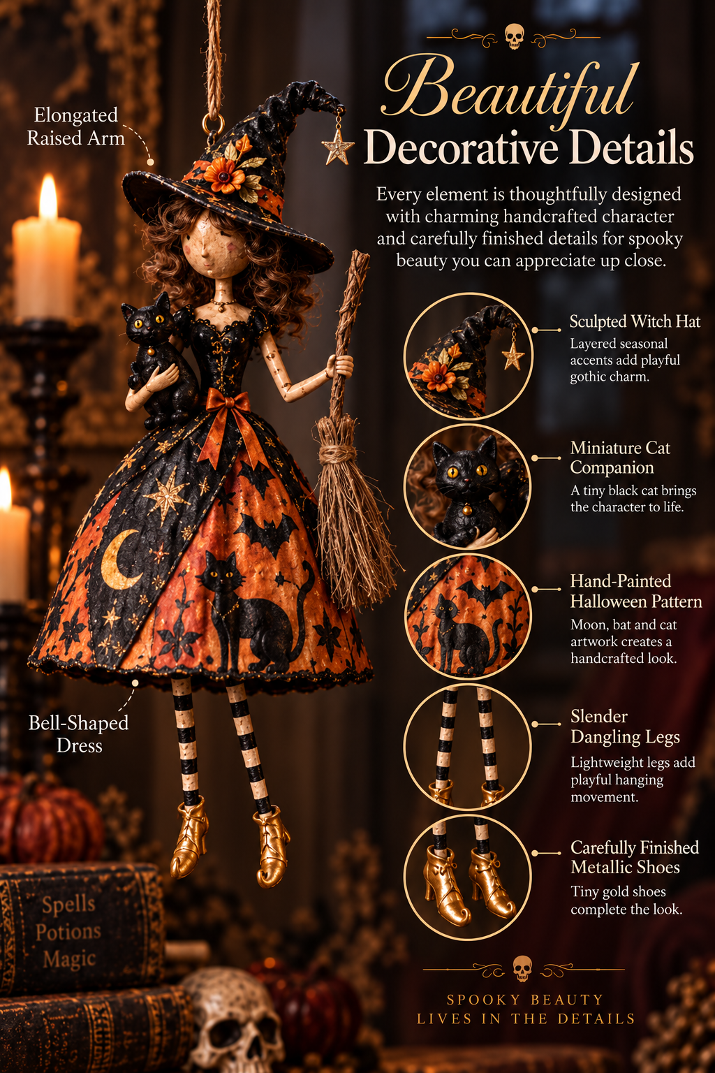 Witch Lady decorative detail guide