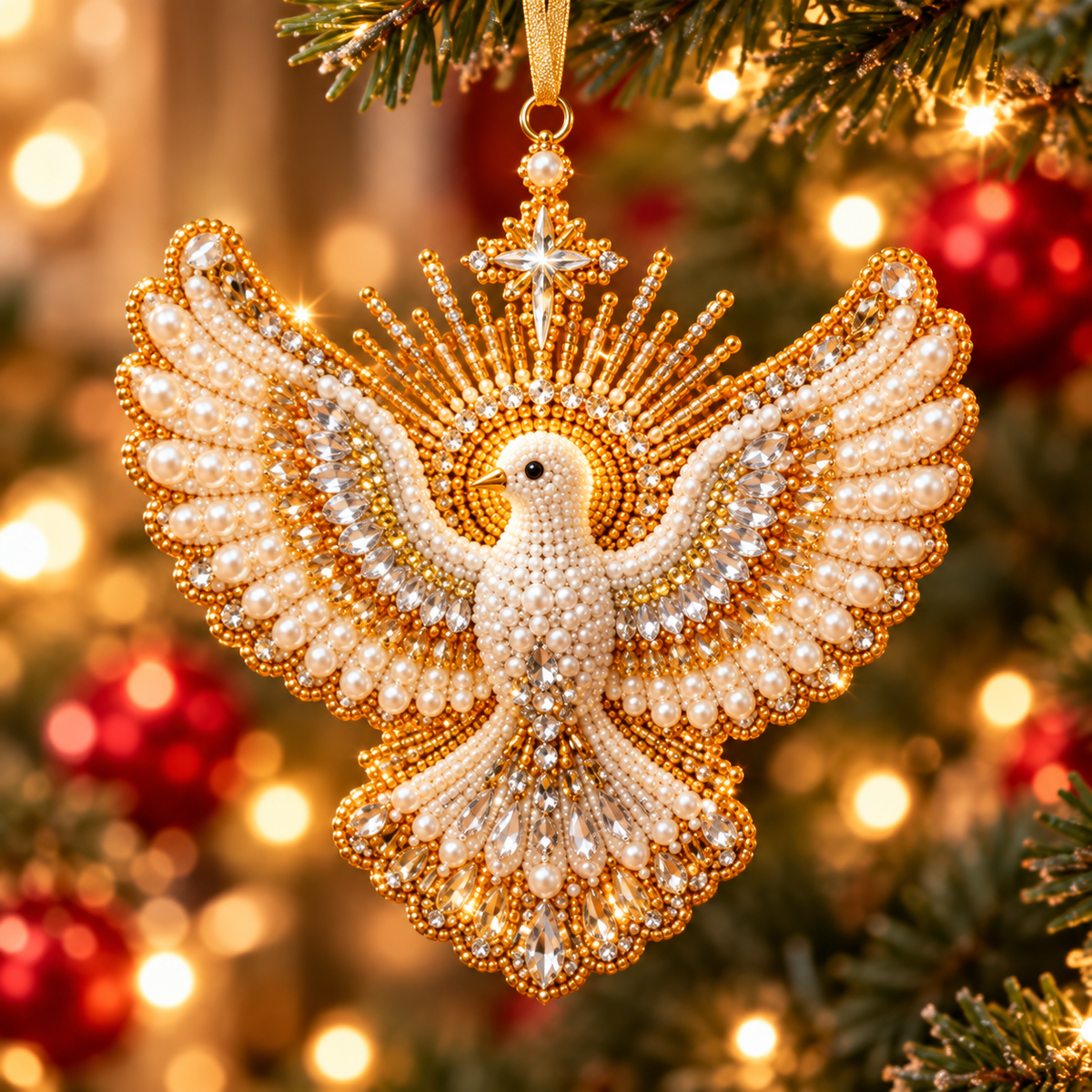 ✝️ Faithful Christmas Pearl Art Kit™ Create a Meaningful Nativity Keepsake, One Pearl at a Time