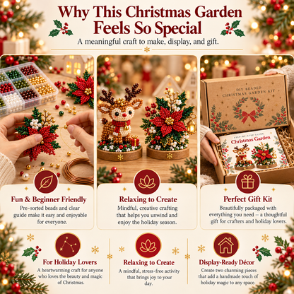 🎄✨Psalms of Christmas DlY Beaded Garden Craft Kit🎅⛄