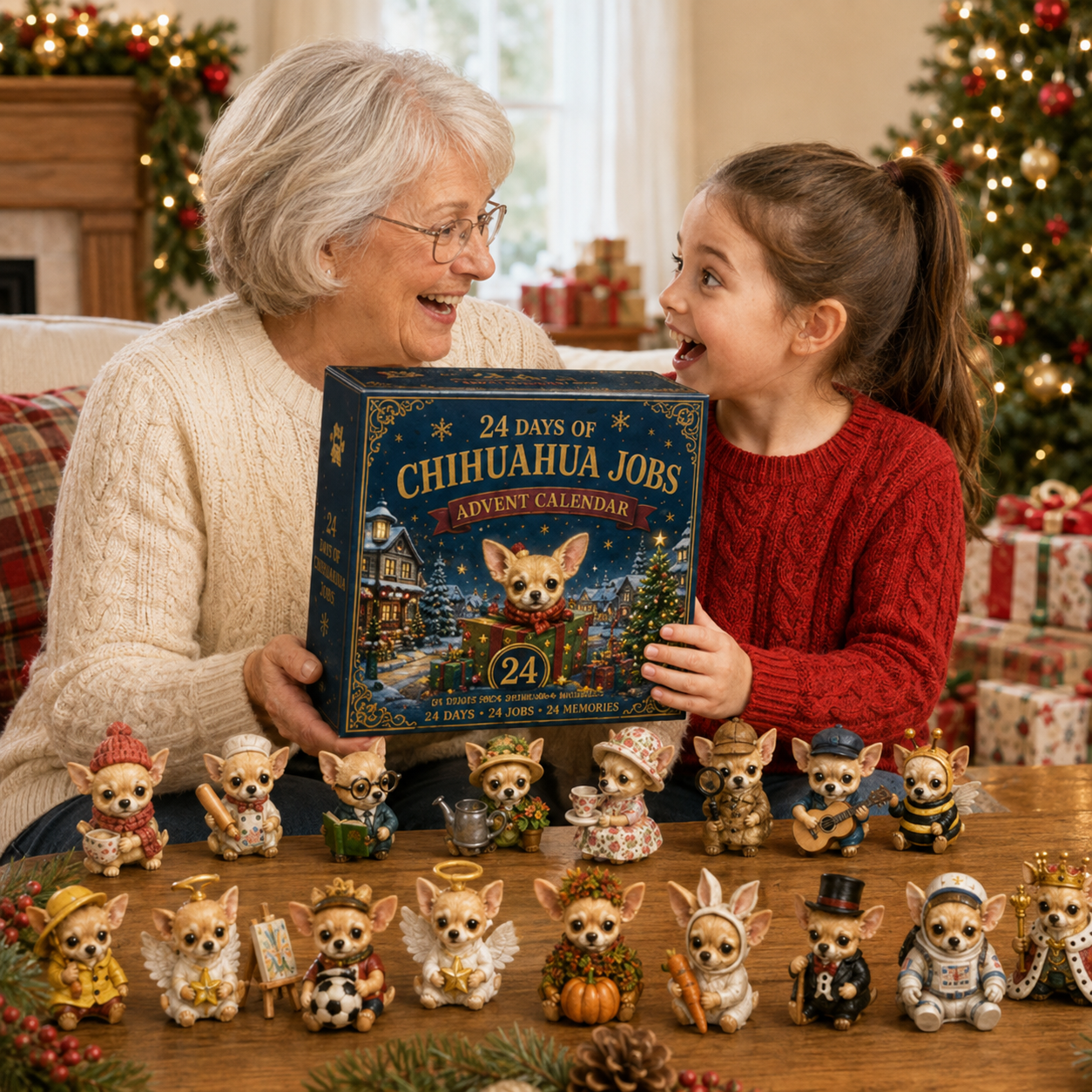 Chihuahua Jobs Advent Calendar Christmas gift