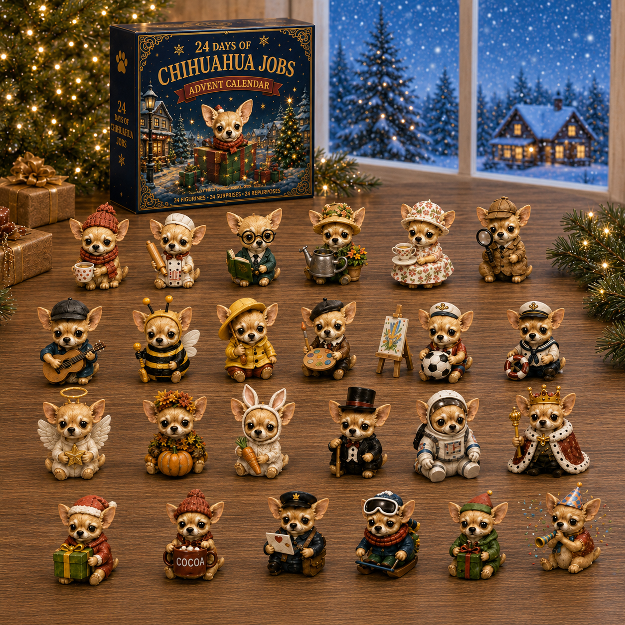Chihuahua Jobs Advent Calendar 2026 holiday collection