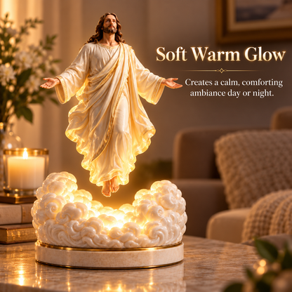 Ascension of Hope™ Rotating Risen Christ LED Cloud Sculpture