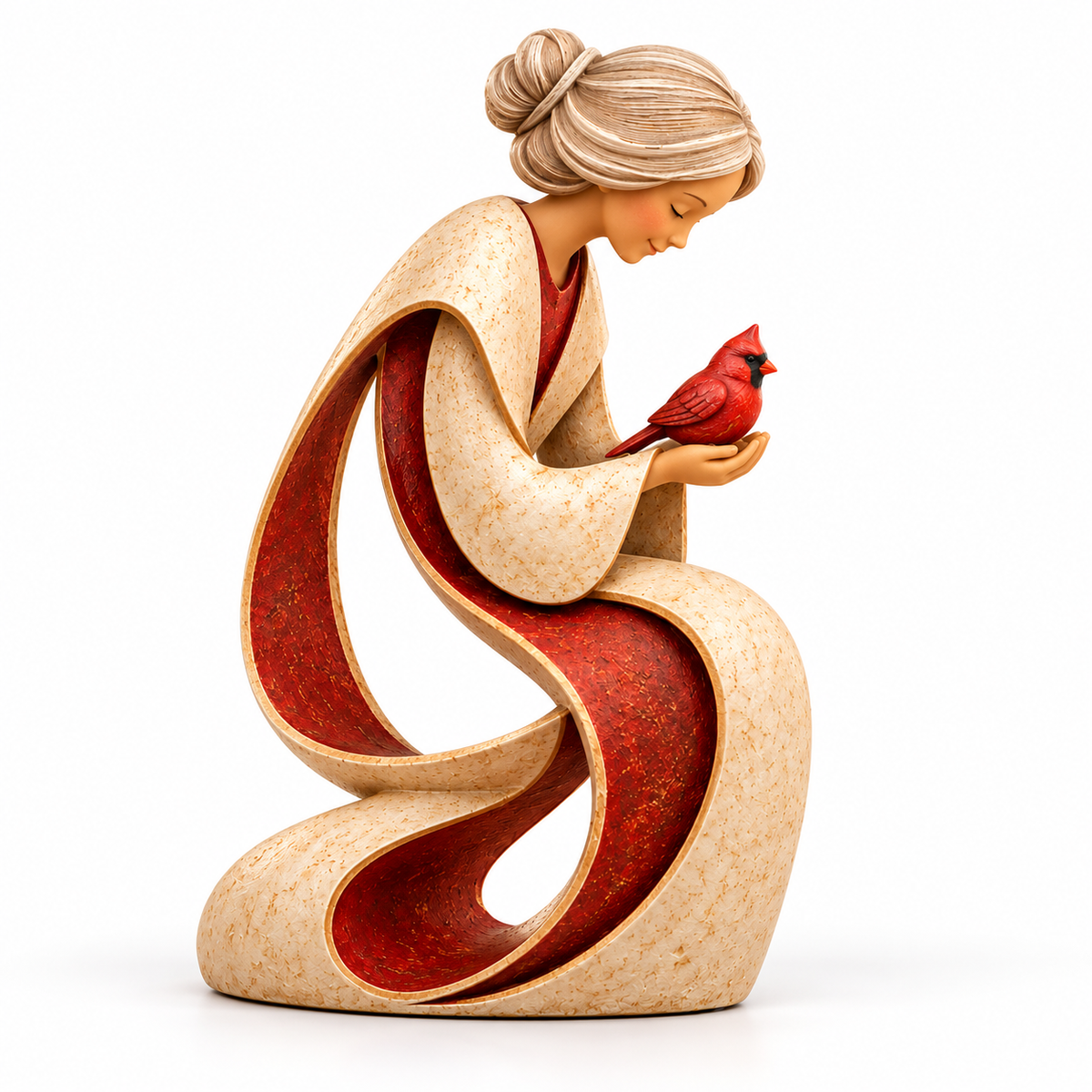 Love Passed Down™ – Grandmother & Granddaughter Cardinal Keepsake Sculpture