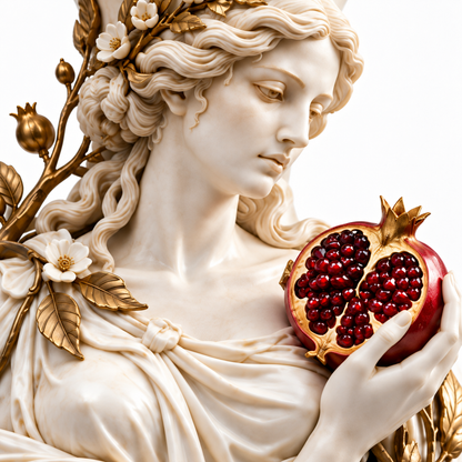 🌹 Persephone’s Return™ – Greek Goddess Sculptural Vase | A Symbol of Hope & New Beginnings
