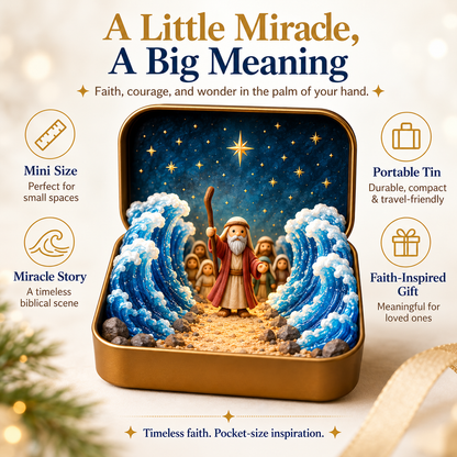 ✨ Pocket Bible Stories™ – 3D Mini Faith Keepsake Tin Collection | Meaningful Christian Gift