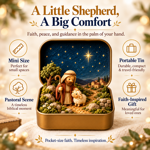 ✨ Pocket Bible Stories™ – 3D Mini Faith Keepsake Tin Collection | Meaningful Christian Gift