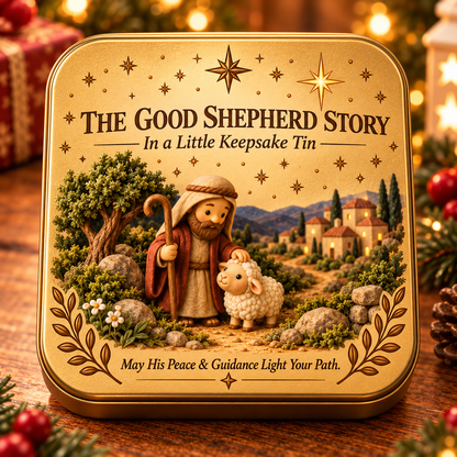 ✨ Pocket Bible Stories™ – 3D Mini Faith Keepsake Tin Collection | Meaningful Christian Gift